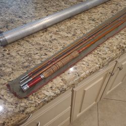 Vintage 9 foot 3 Piece South Bend Bamboo Fly Rod