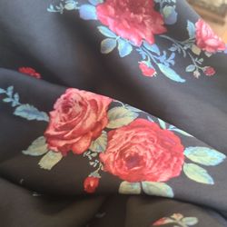 Lularoe Shirley Roses Kimono Coverup Duster Cardigan NWT