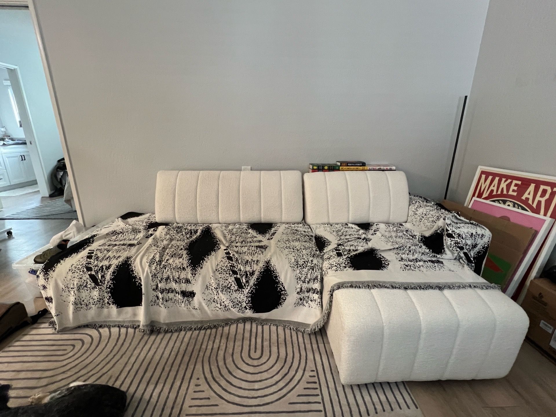 Wayfair white couch