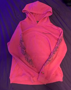 Pink Matty boy chrome hearts hoodie (M)