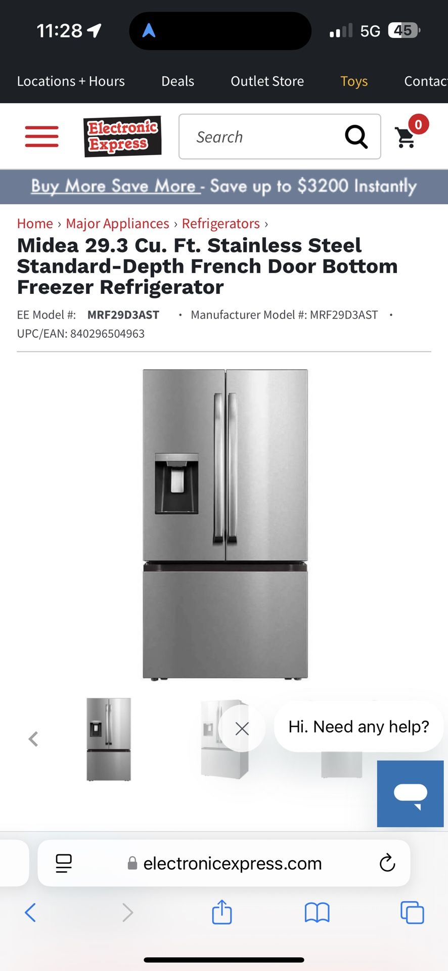 Like New fridge