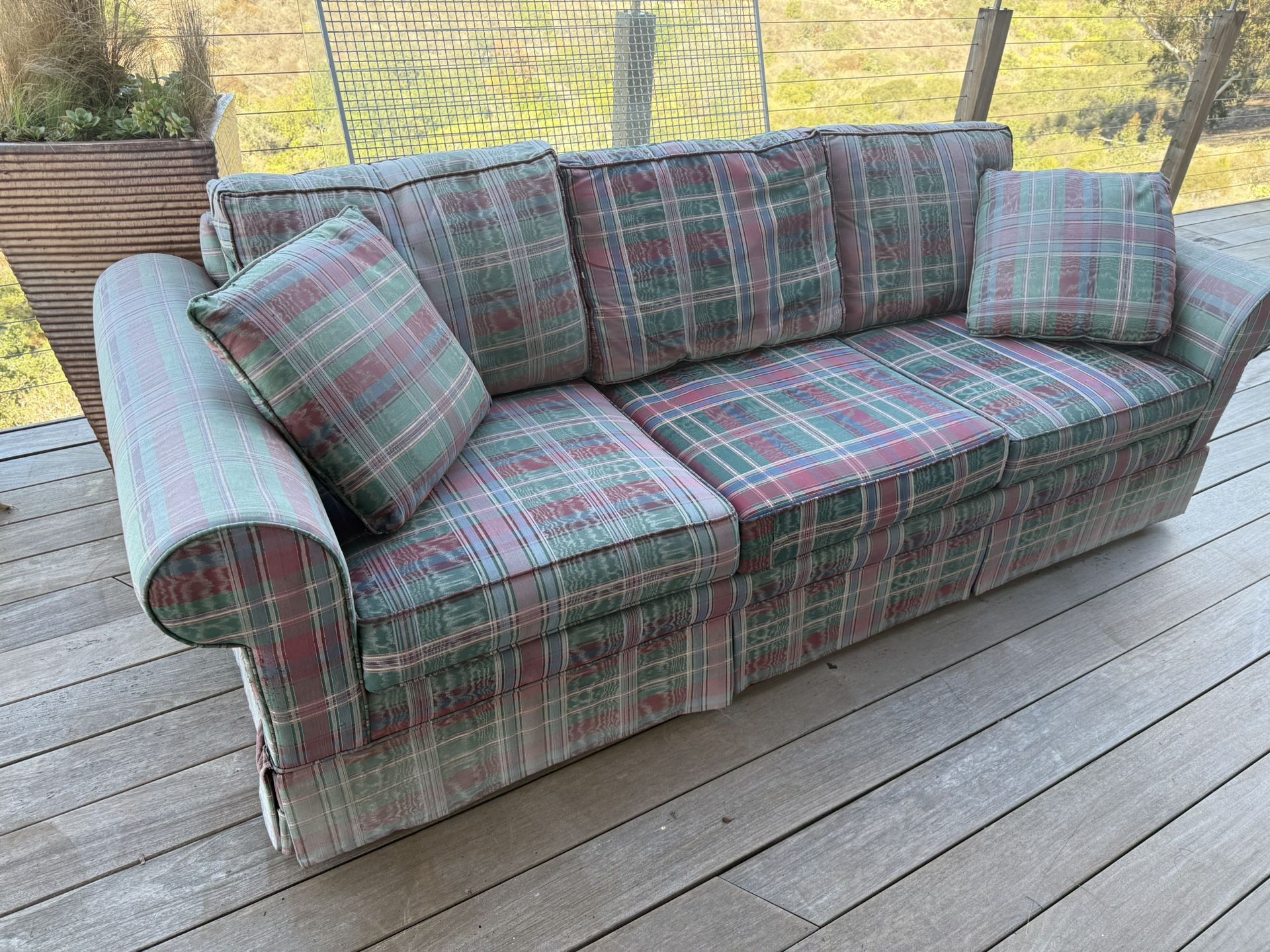 An Old Solid Couch