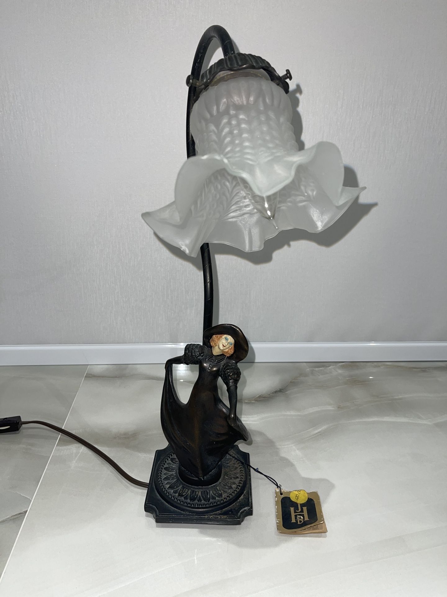 Art Deco Vintage Table Lamp JB Hirsch