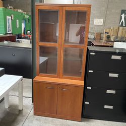 Tall Cherry Office Storage / File Cabinet!! Only $80!