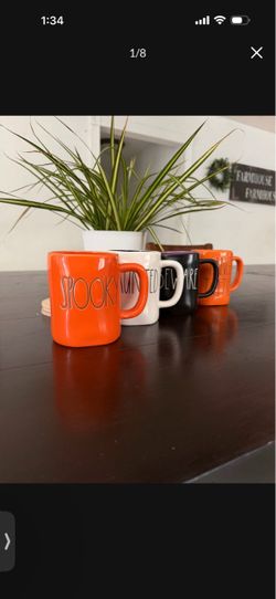 Rae Dunn Halloween Mug Set of 4