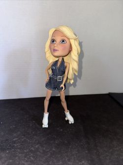 Fashion Attitude FAD Jordache Doll Blonde Denim Romper White Roller Skates 9"
