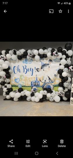 10 Foot By 7 Foot Backdrop For Boy Baby Shower