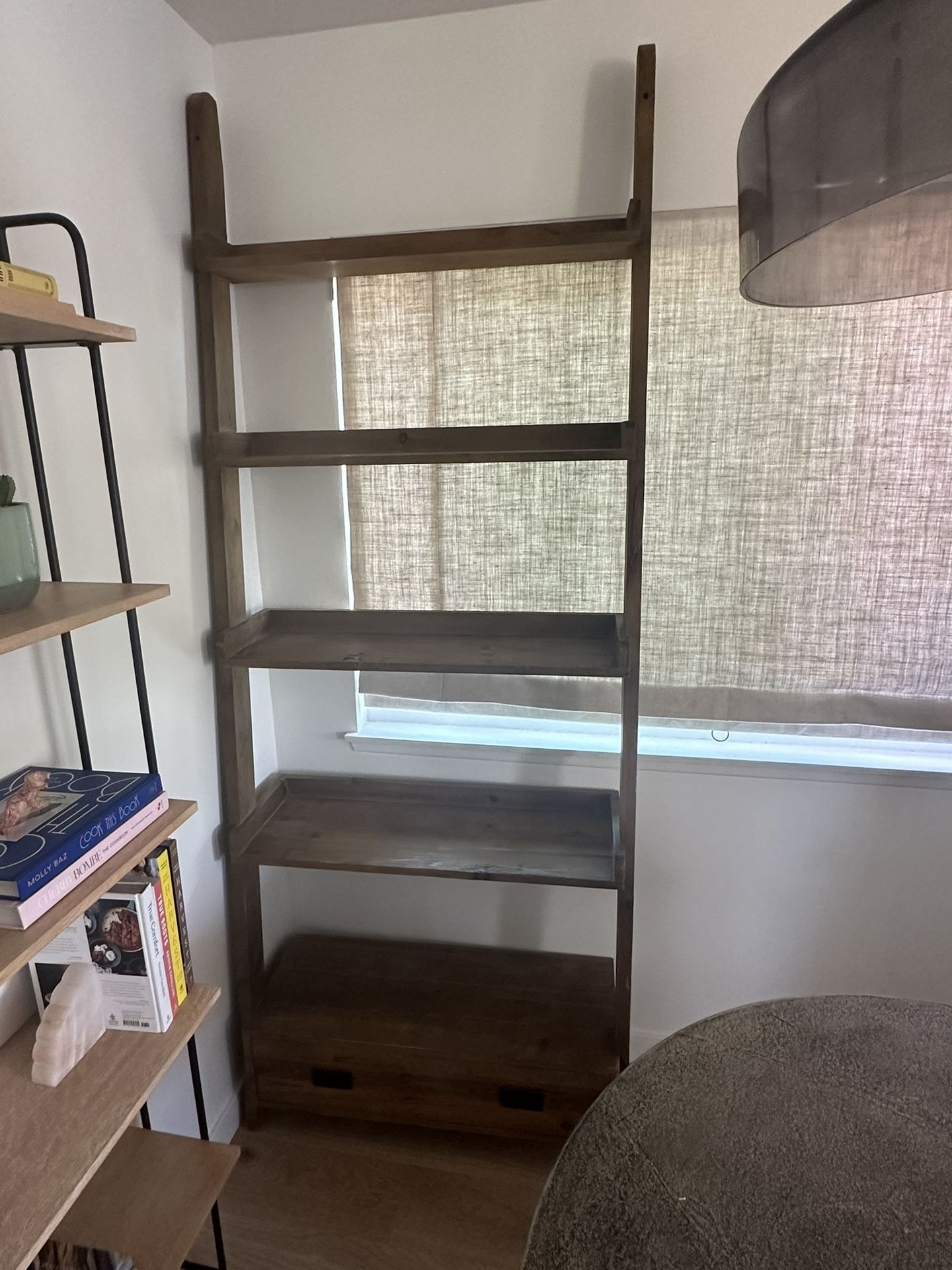 Ladder Shelf With Drawer Storage