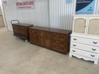 Dresser chest and two nightstands