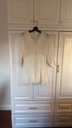 White Beach Cover Up Dress