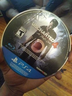 Uncharted 4. I beat the game n never played it again. Asking for 20. No case