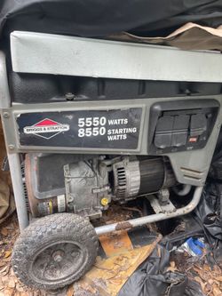 5550 watts Briggs & Stratton generator. Firm price