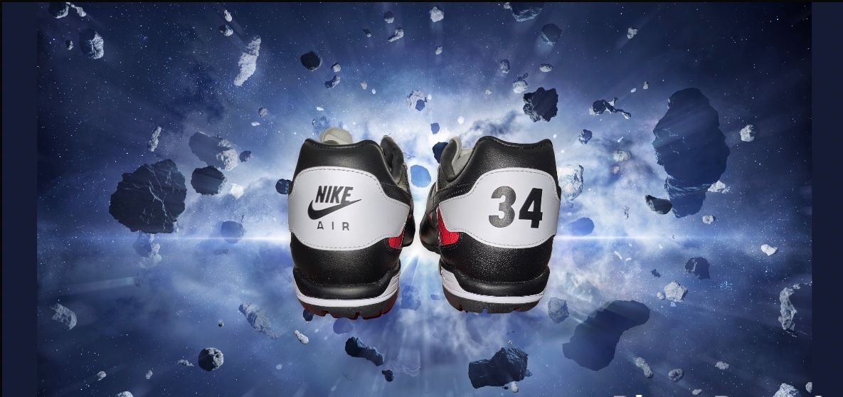 Nike Air Bo Turf White Solar Red