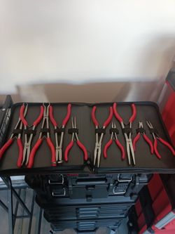 Mac Tools Long Reach Pliers Set 10 Pieces