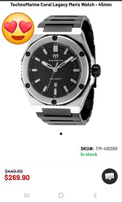 TechnoMarine Coral Legacy 45mm Watch