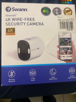Swann 4k wire free security camera