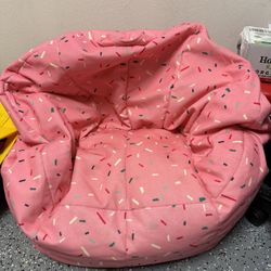 Pink Confetti Bean Bag