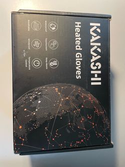 KAVASTH Heated Gloves Black Battery Powered Waterproof Windproof Touchscreen