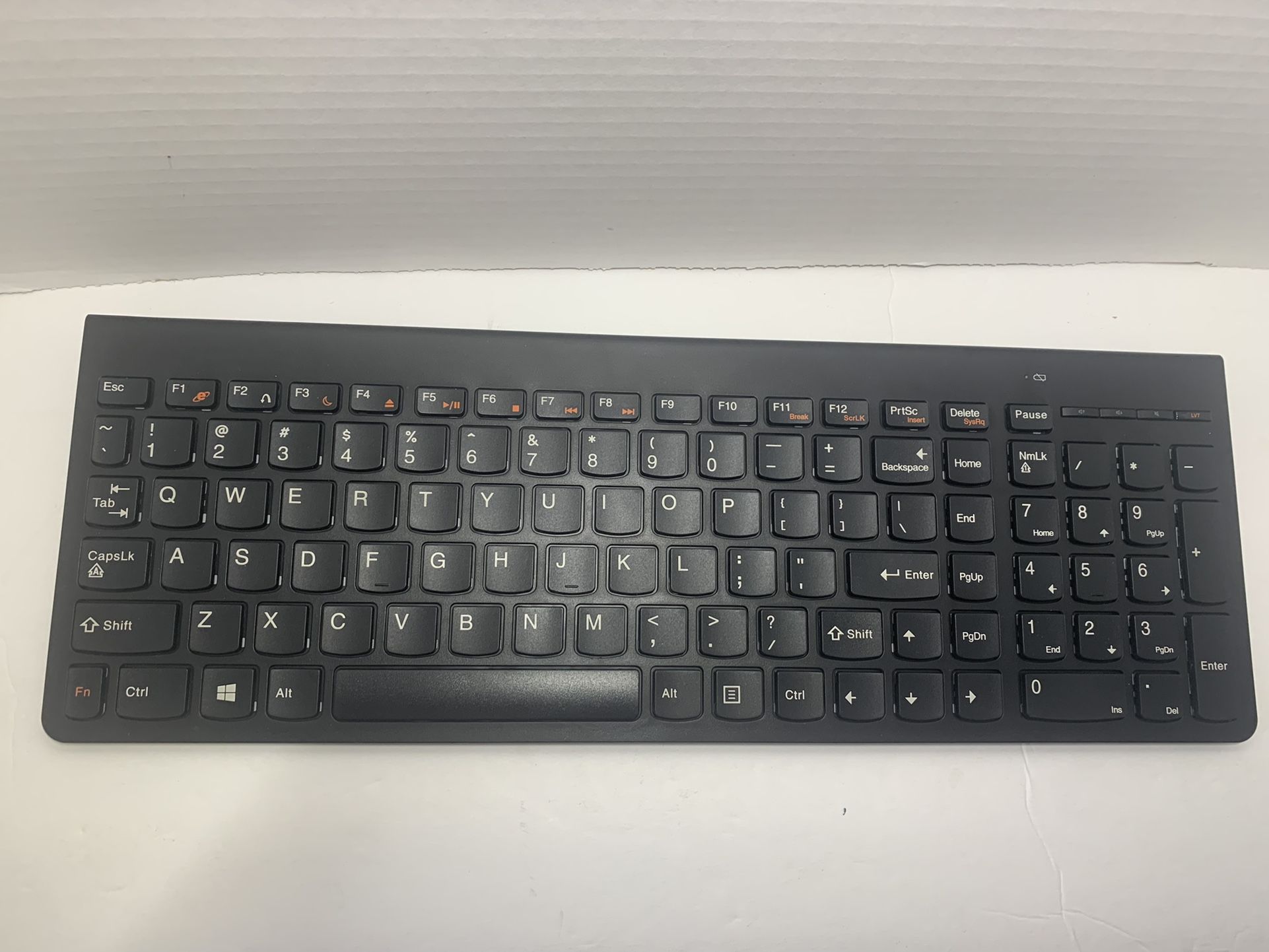 Lenovo SK-8861 Ultraslim PC BLACK Wireless Keyboard - Receiver Not Included No Receiver is included.
