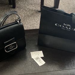 COACH Morgan Square Leather Shoulder or Crossbody Bag Like new with Tag $130 OBO East Mesa