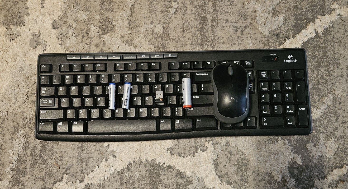 Logitech Wireless Mouse and Keyboard