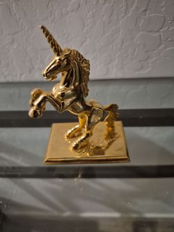 Pewter unicorn