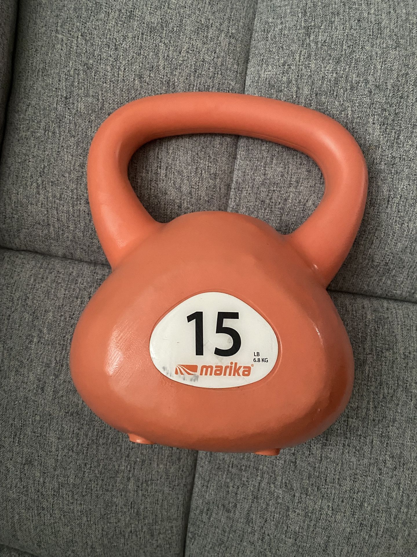 Kettlebell 15 lbs Gym Workout Equipment