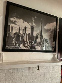New York City  photograph with frame