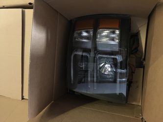 Sliverado Head lights