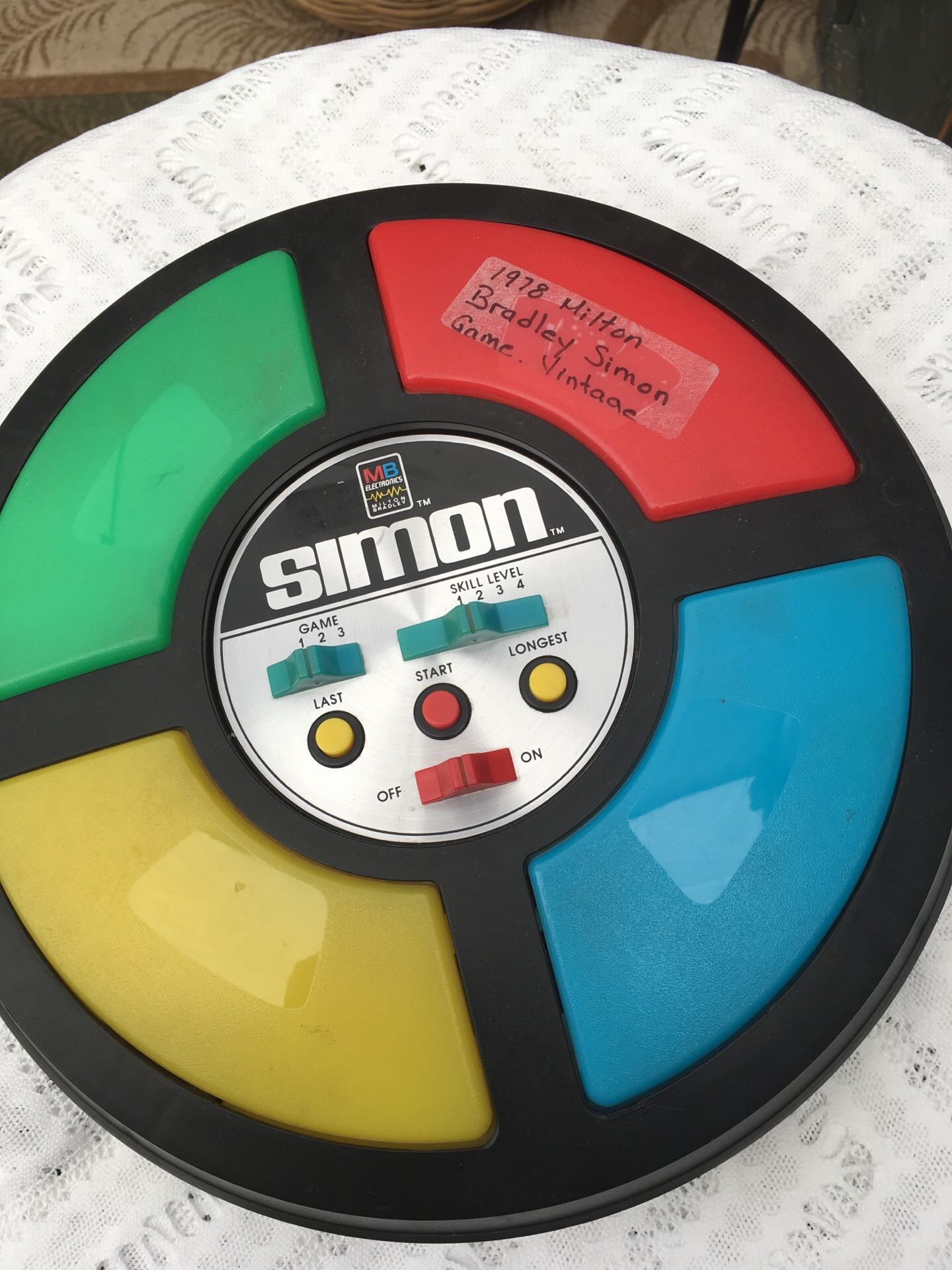 1978 Milton Bradley Simon game vintage