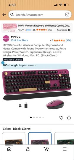 Computer Keyboard and Mouse