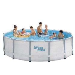 Brand new swimming pool 14’x42” located in elsa Or Also I Can Do  Deliver