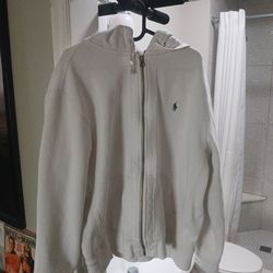 Ralph Lauren Cream Colored Hoodie