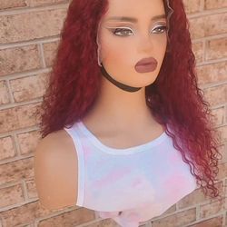 26" Blazing red burgundy