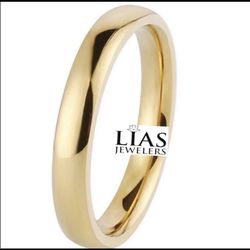 New 18k Yellow Gold Wedding Ring 