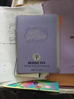 Desert INN 21ST Anniversary  Pamphlet 
