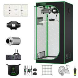 😀 VIVOSUN. Starter Grow Tent Kit, 3 × 3ft 3-Plant System, WiFi-Controlled Grow System with Full Spectrum LED Grow Light, Automatic Ventilation, GrowH