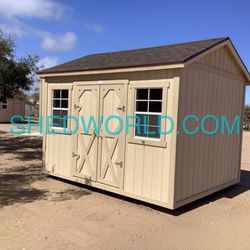 12x10 Tall Peak Shed $5,683 Plus Tax / Plus Delivery