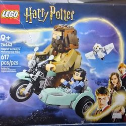 LEGO Harry Potter Hagrid & Harry's Motorcycle Ride Building Toy 76443