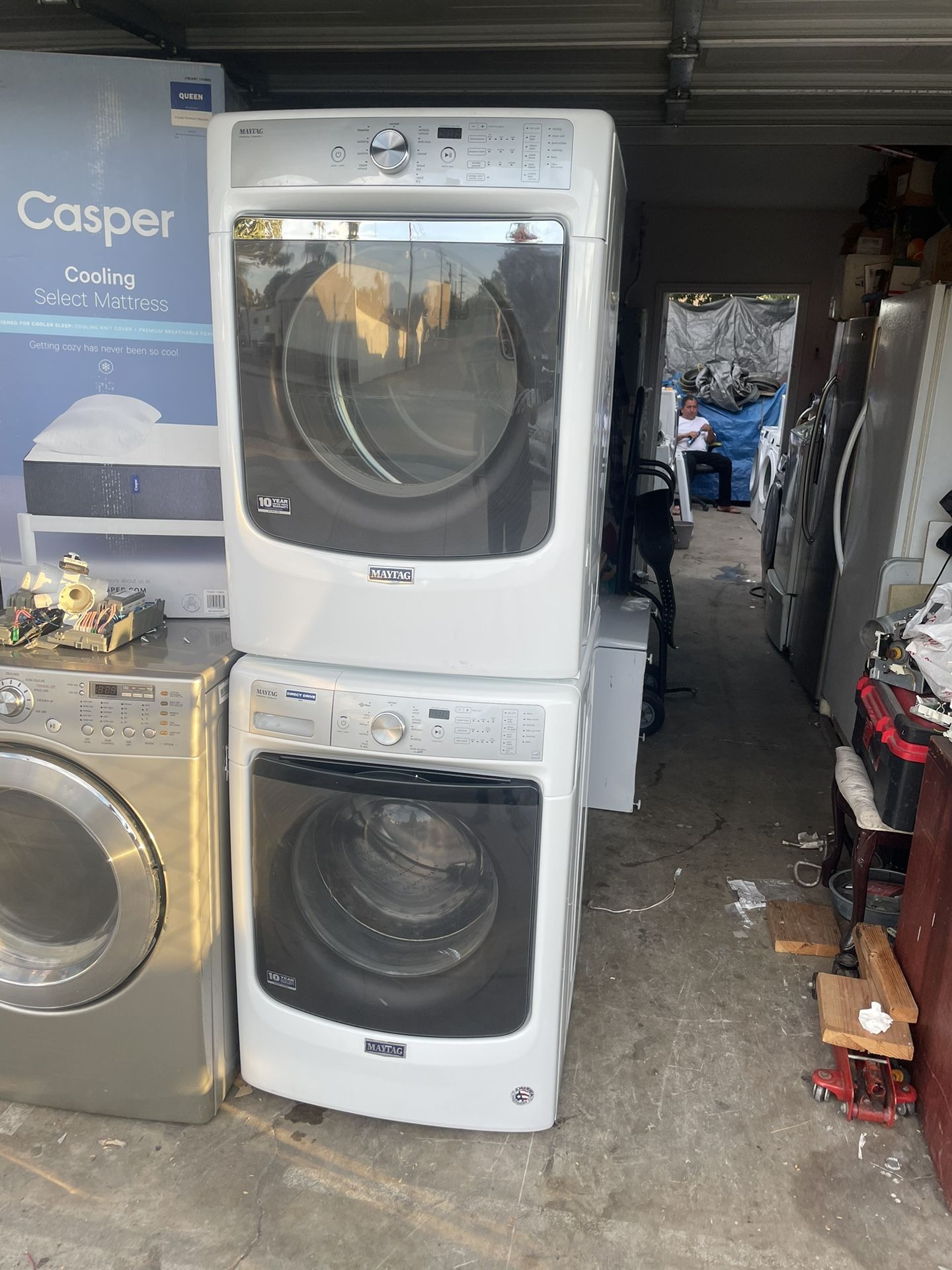 Maytag Stackable Washer And Gas Dryer