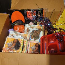 Moana Orange Birthday Party Supplies 