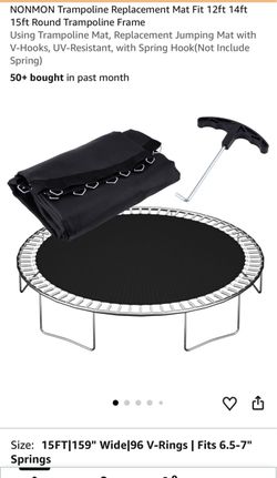 Trampoline mat replacement