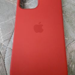 IPhone 12 Pro Product Red Silicon Case