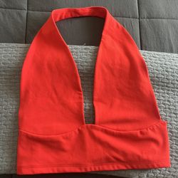 Red Halter Top 