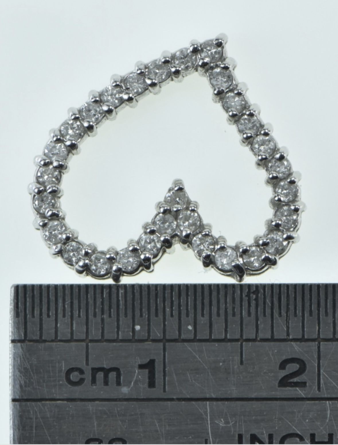 .72 CTW Diamond Heart Necklace With Gold chain