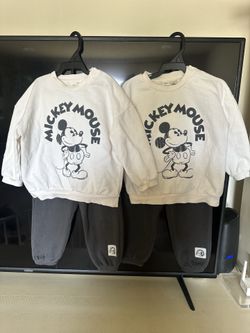 H&M Disney Mickey pant sets