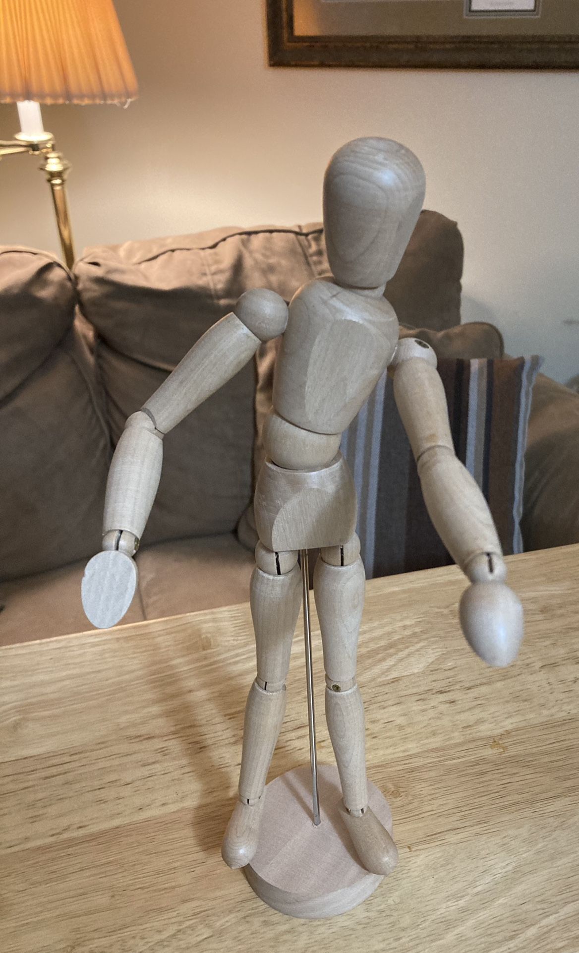 Movable Wood Figure