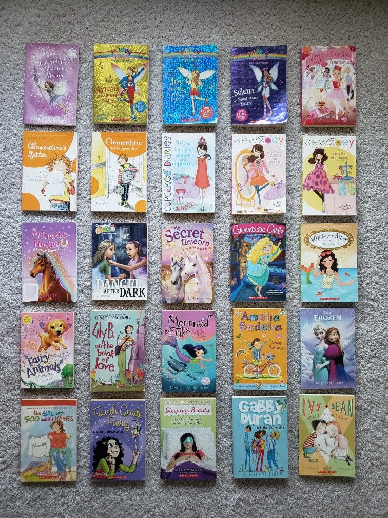 $2 each - Girl Paperback Chapter Books