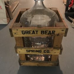Antique Glass Water Container