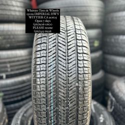 SET OF 4 TIRES 225/65R17 YOKOHAMA 95% TREAD LIFE LEFT